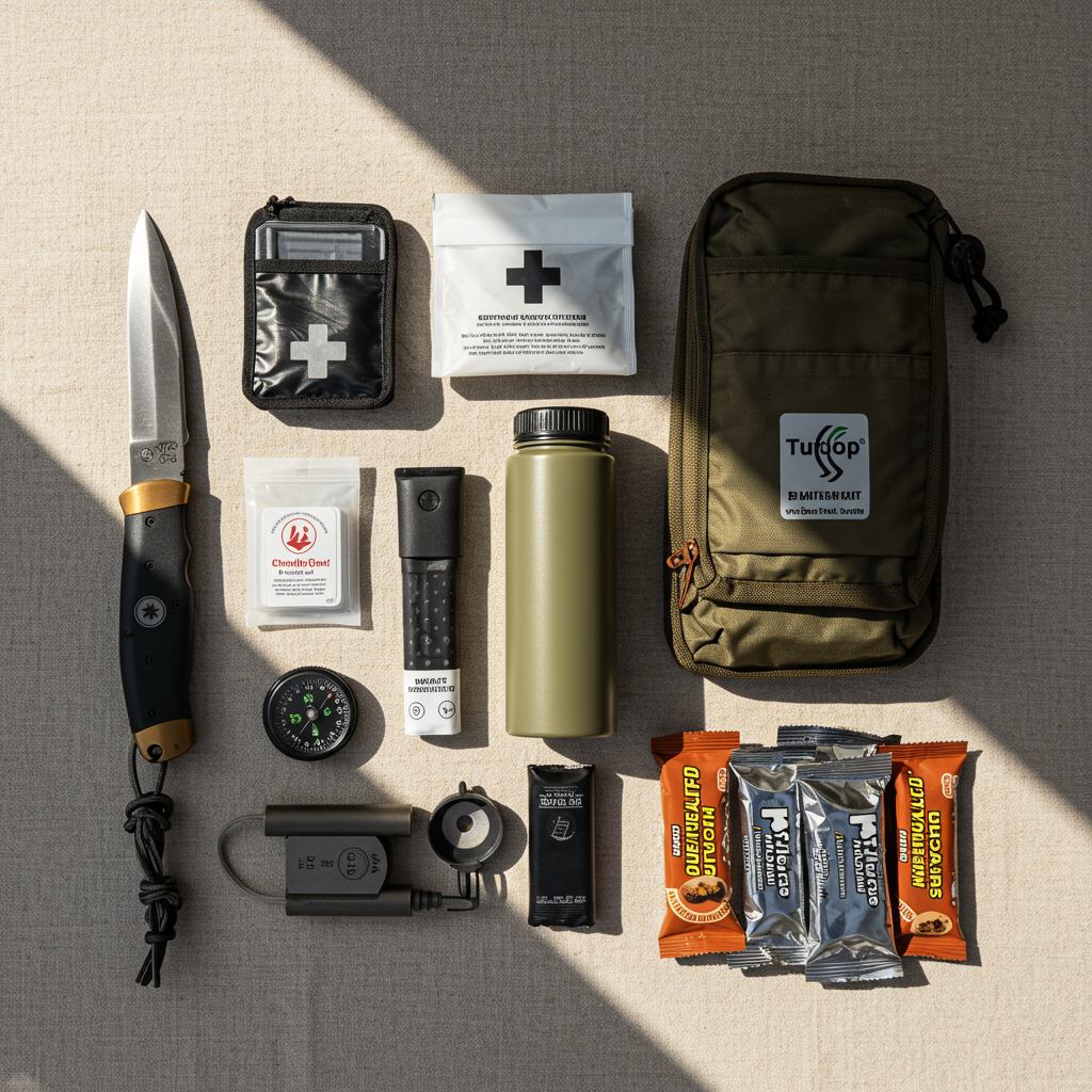 Survival Kit für Anfänger (Flat Lay)