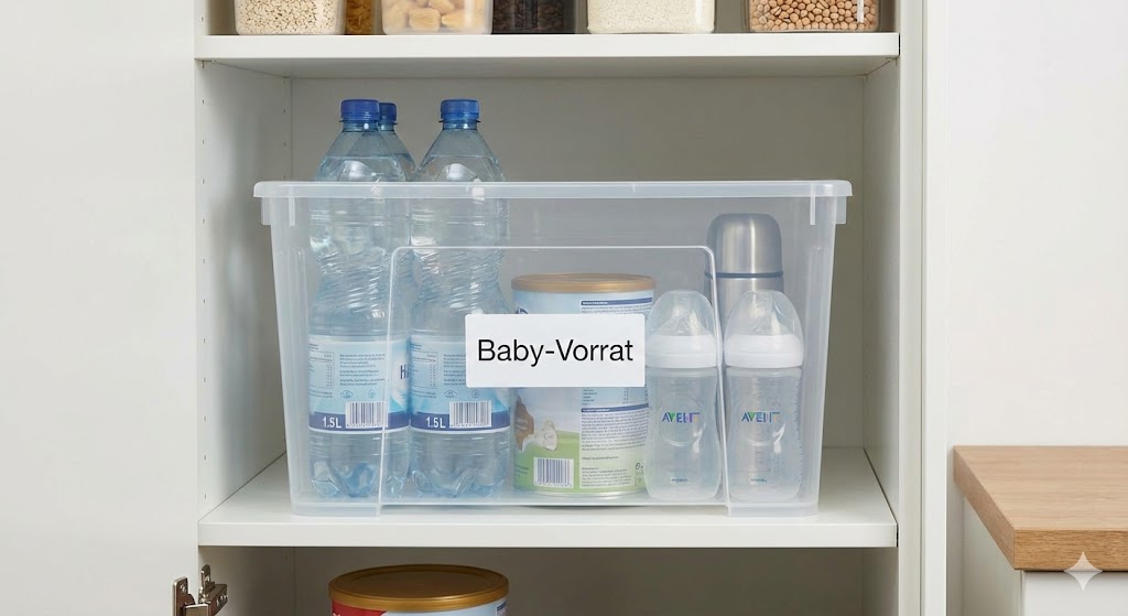 baby notvorrat wasser nahrung