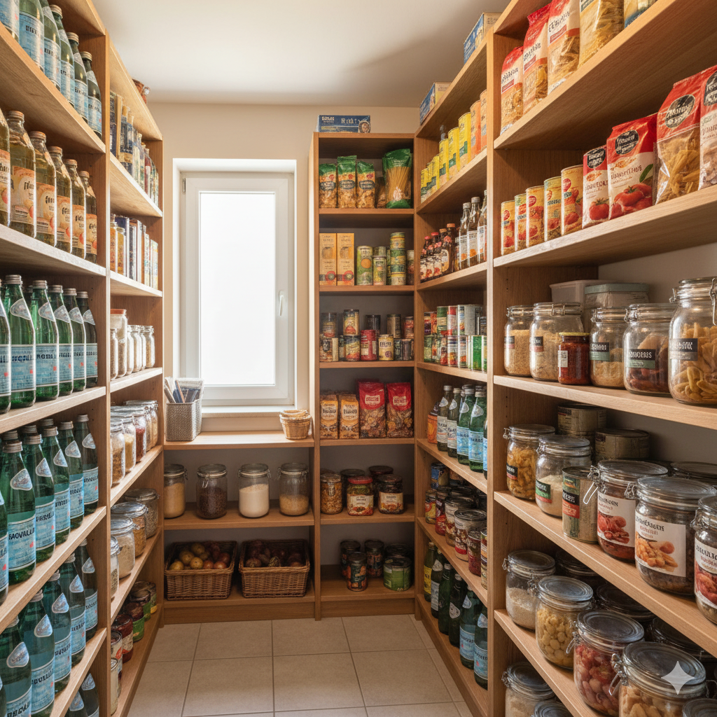 lebensmittelvorrat wasser lagerung